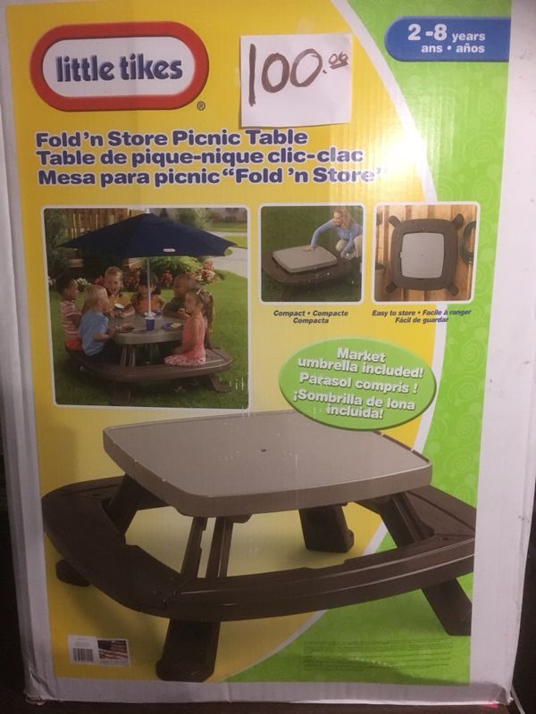 Little Tykes Fold N Store Picnic Table For Sale In South Gate Ca Offerup