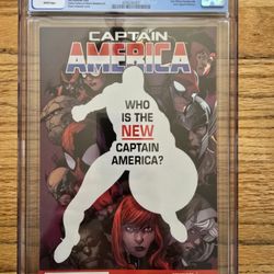 Captain America  # 25 CGC 9.6 White Pages. Sam Wilson becomes The New Captain America
