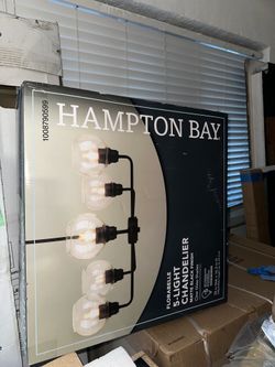 Hampton Bay Florabelle 5 light Chandelier