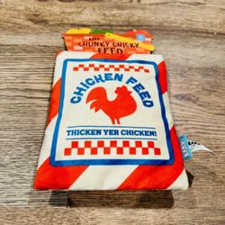 New chicken Feed Dog Toy