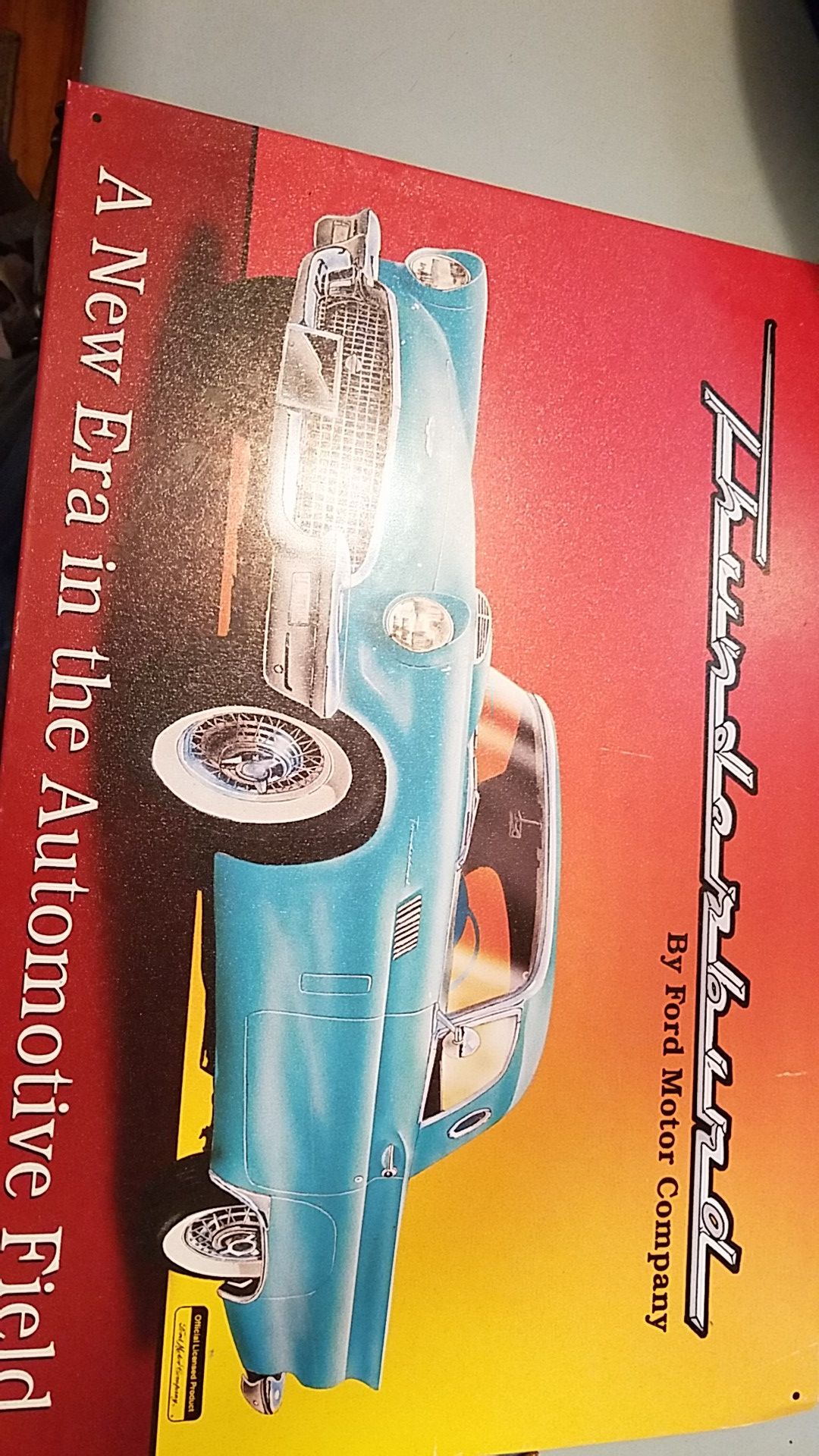 Ford thunderbird sign