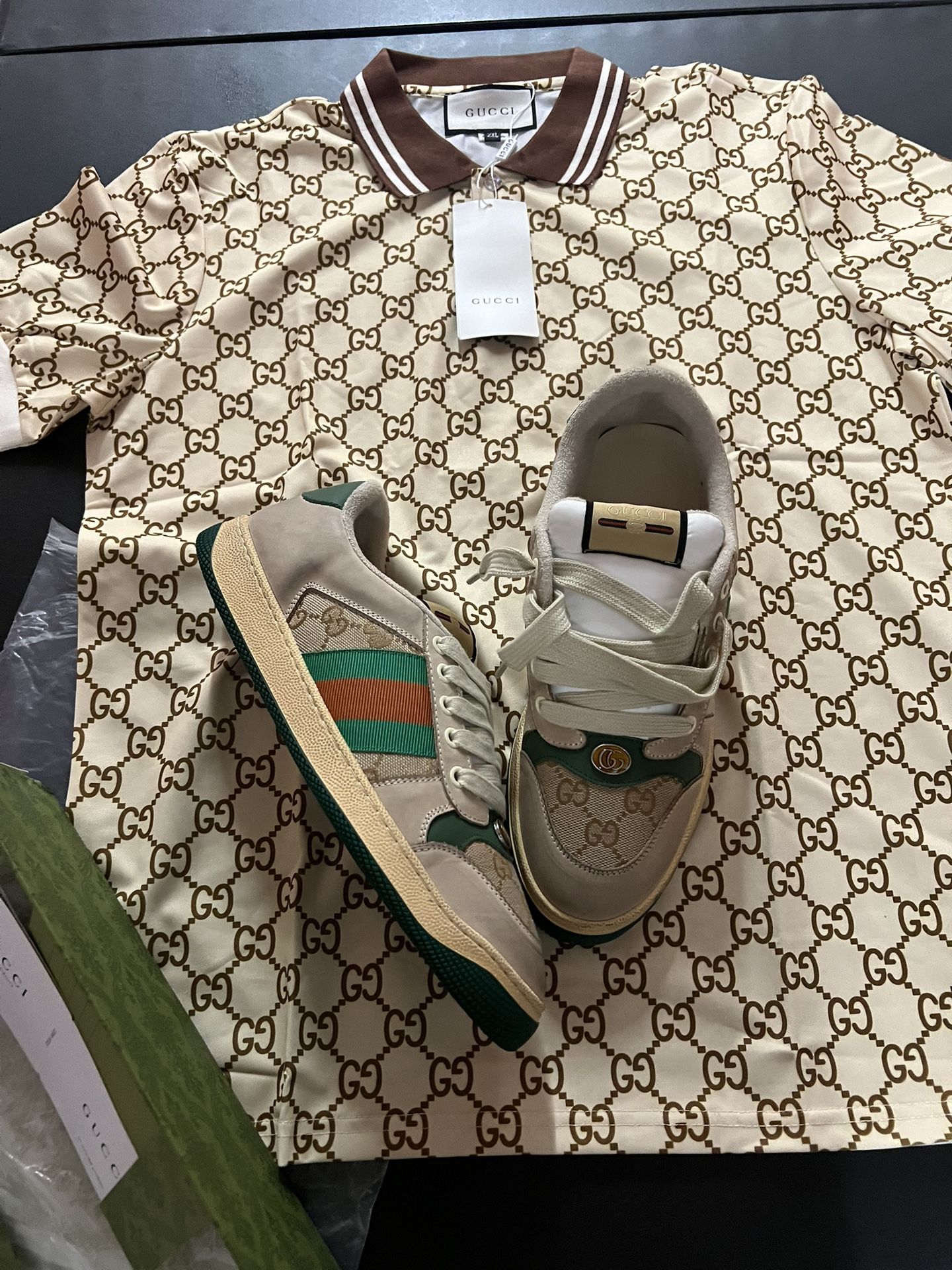 Shoes Sz 9.5, Shirt Sz M