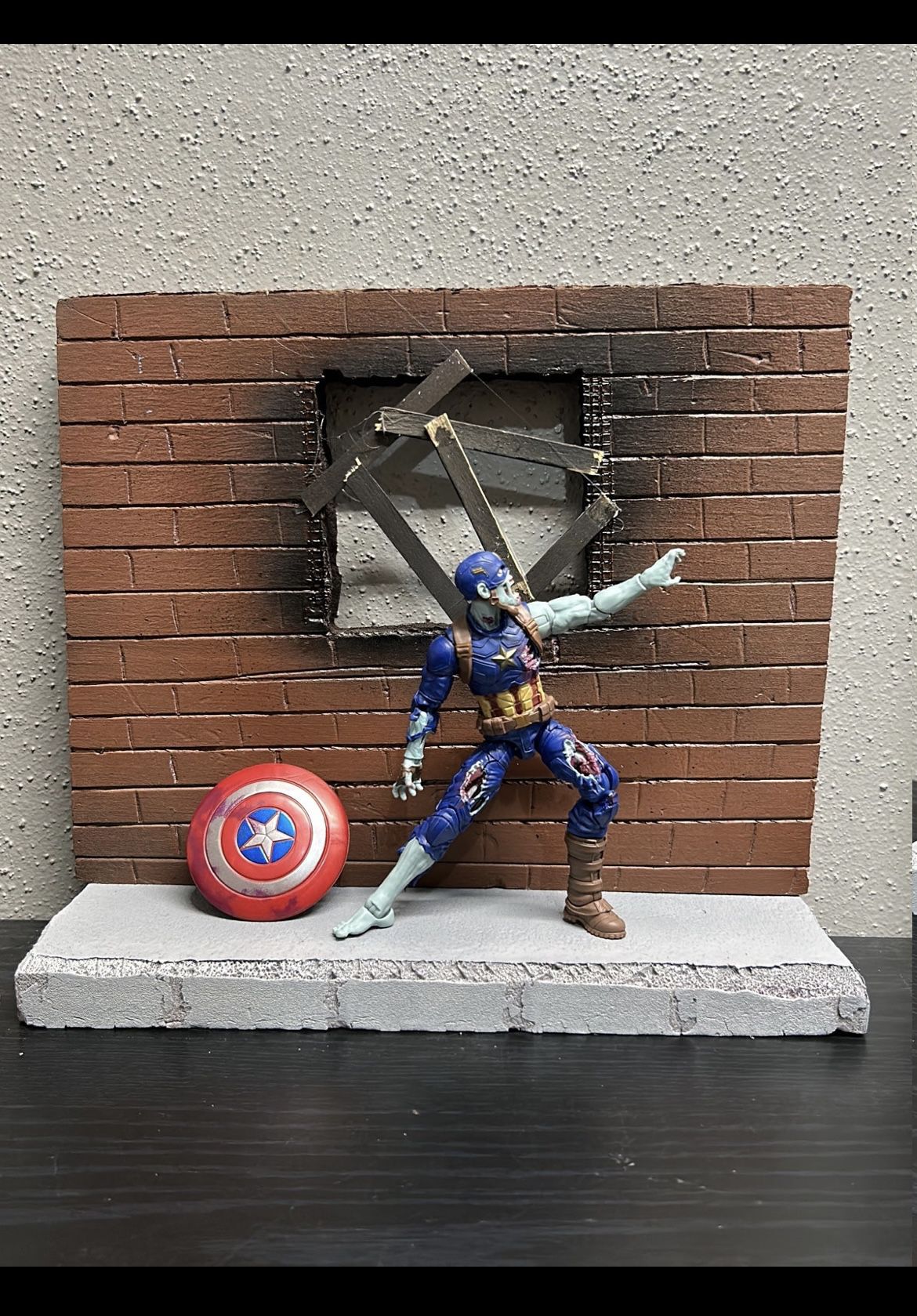 Marvel legends Captain America diorama