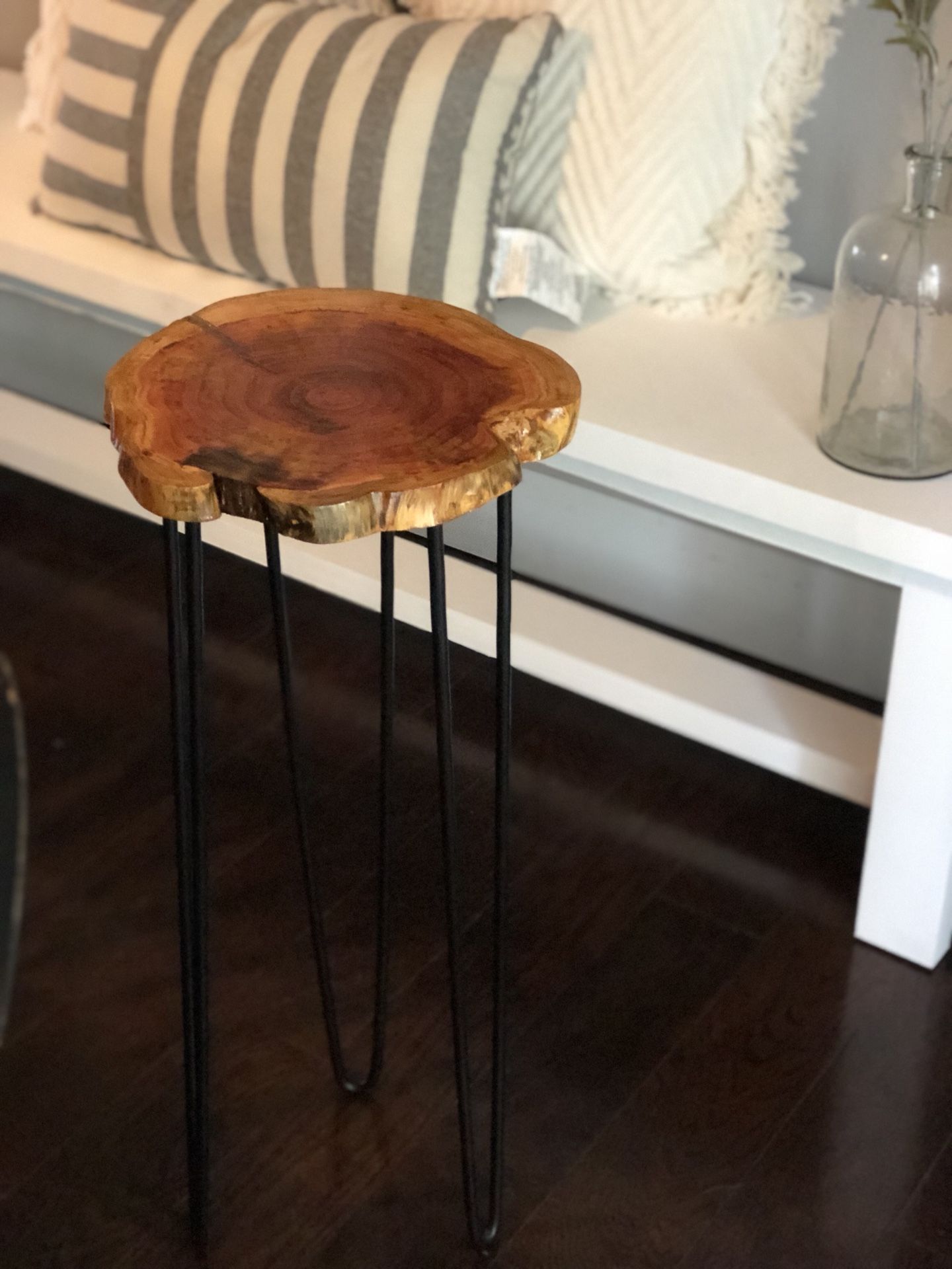 Hand made end table