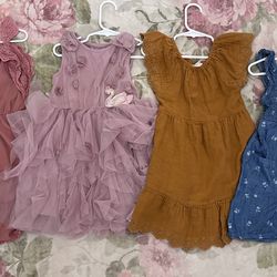 4T girl summer dresses