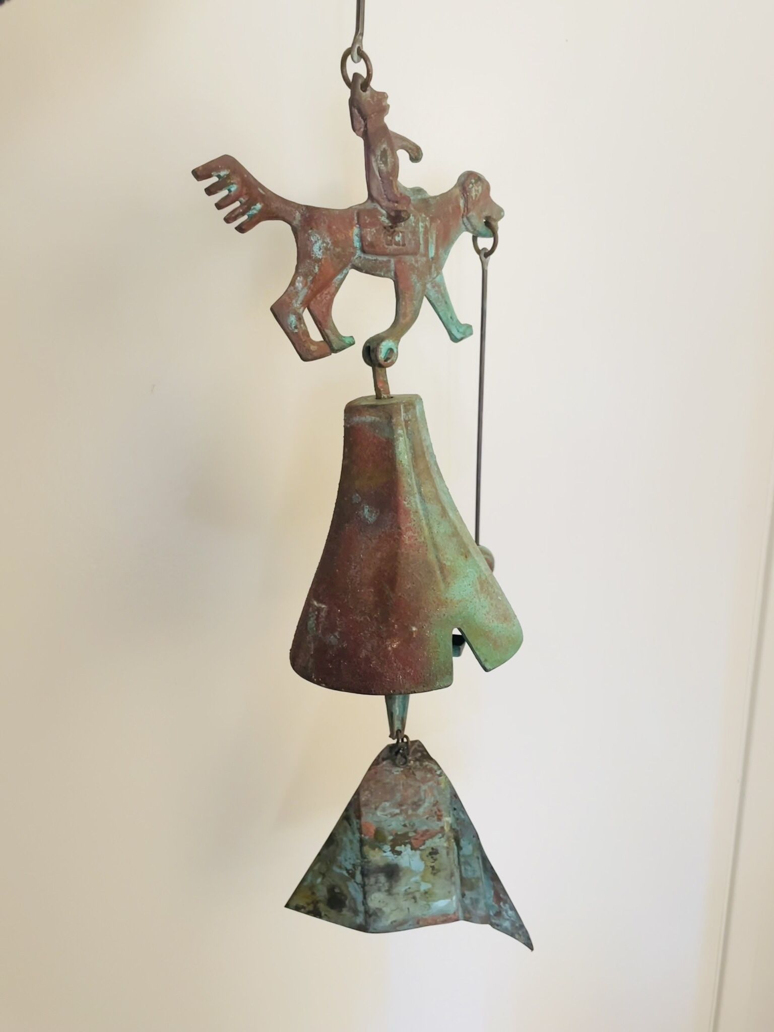 Vintage Cosanti Bronze Wind Bell