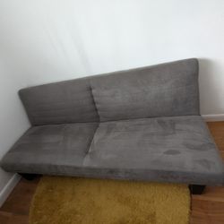 Sofa Bed New Condition Gray Sleeper Sofa Microfiber 