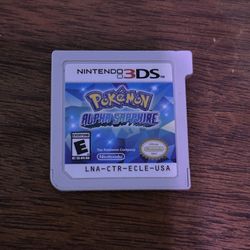 Pokemon Alpha Sapphire (Nintendo 3DS) XL 2DS Game Tested Working Authentic