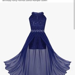 Royal blue dress