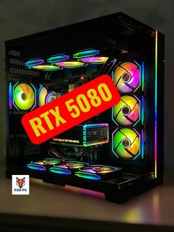 FOX 09 - 100 DAYS  NO INTEREST.  FOX CUSTOM GAMING PC | DESKTOP | TOWER | INTEL Ultra 7 265K | 32 GB DDR5 RAM | NVIDIA RTX 5080 | 2 TB.