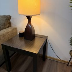 2 Side Tables plus 2 Lamps