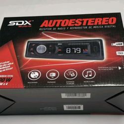 SDX Radio Receiver and Digital Music Player Headunit