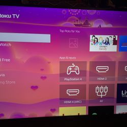 TLC 50” TV With WALLMOUNT