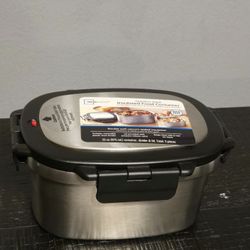 Mainstays Stainless Steel Insulated Food Container