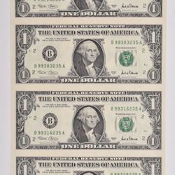 Uncut Dollar Sheet (4)