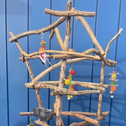 African Grey / Amazon Parrot- Custom Perch Tree - The Great Socializer !! 