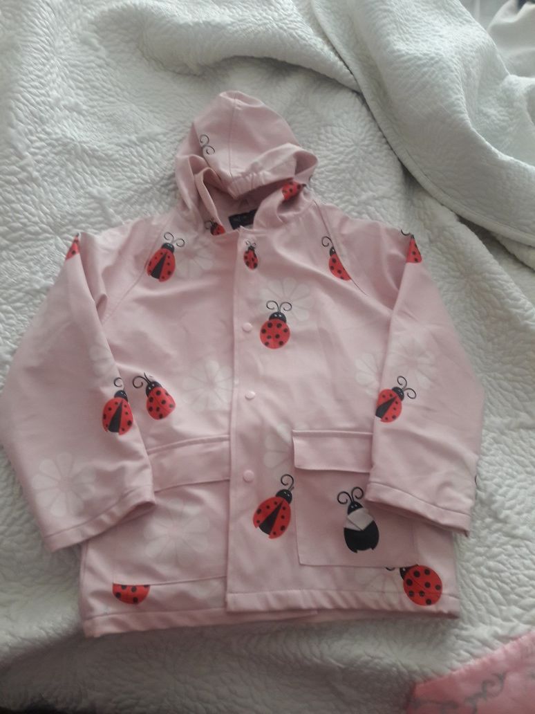Sz 8 girls fully lined raincoat