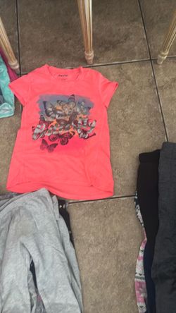 Girls 6/7 lot leggings shirts and more