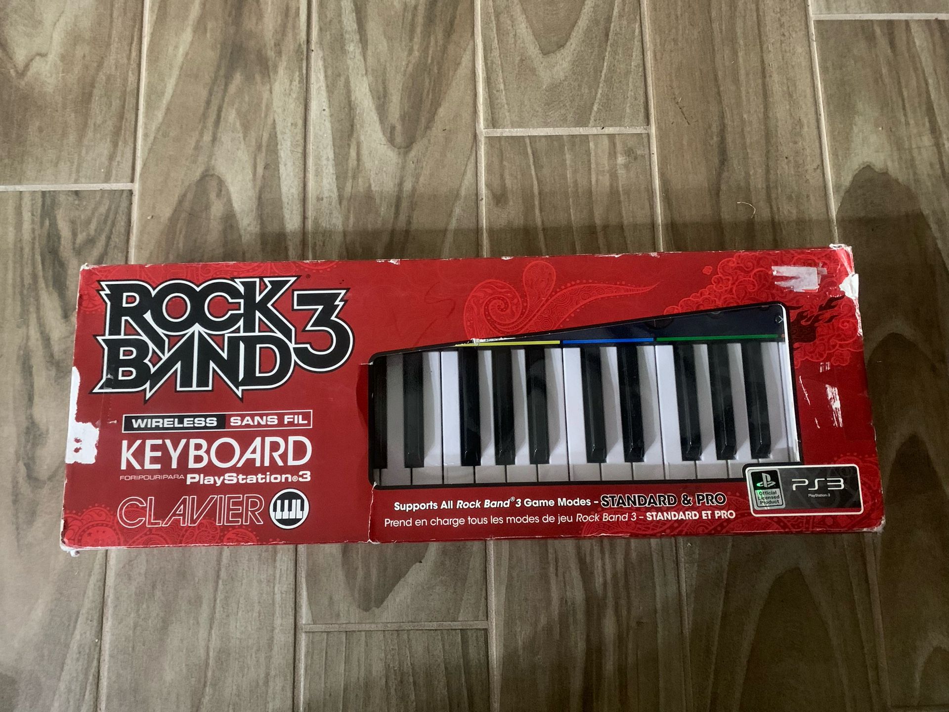 PS3 Rock Band  3 Keyboard With Dongle
