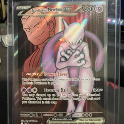 Pokemon Destined Rivals Team Rockets Mewtwo 