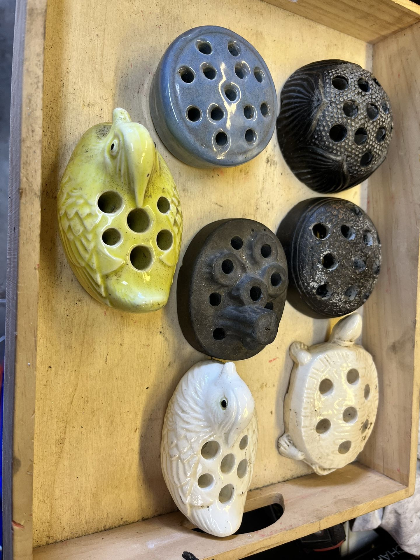 Vintage Floral Arrangement Holders