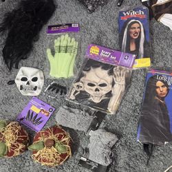 Halloween Accessories Seven Dollars All