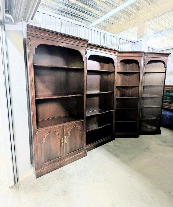 Gorgeous Solid Wood Bookcases Set Of 4