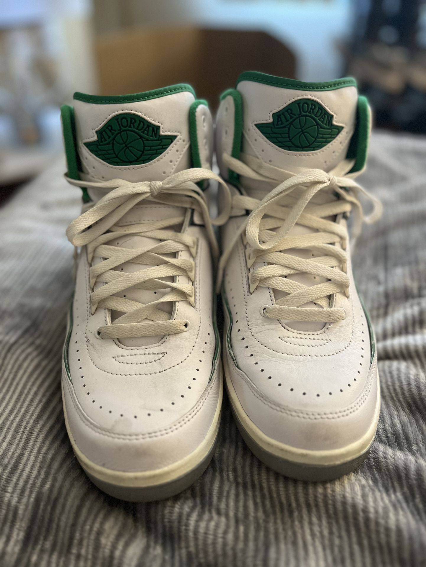 Nike Air Jordan 2 Retro Lucky Green Men Size 9