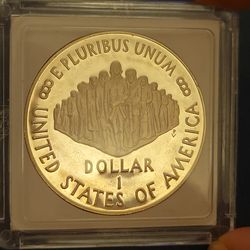 1987-S Proof Constitution Commemorative Silver Dollar Coin