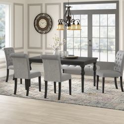 Brookwood 6 - Person Solid Wood Dining Set