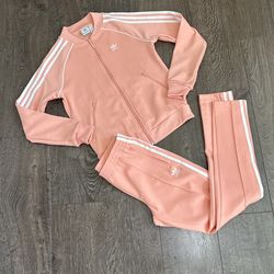 New Pink Adidas Pants Set