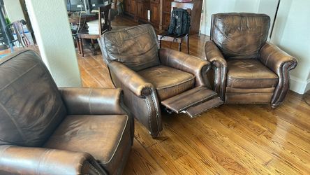 $50 each leather recliner