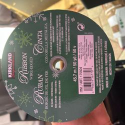 Silver Wire- Edged Ribbon 