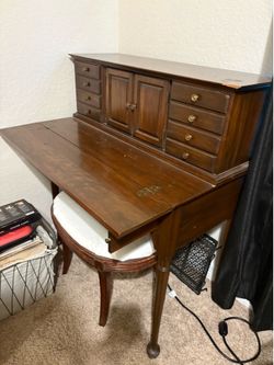 Antique wooden desk