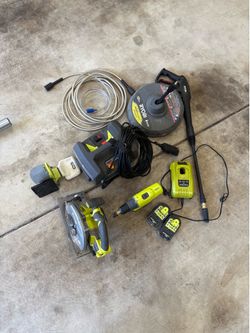 Ryobi battery tool set