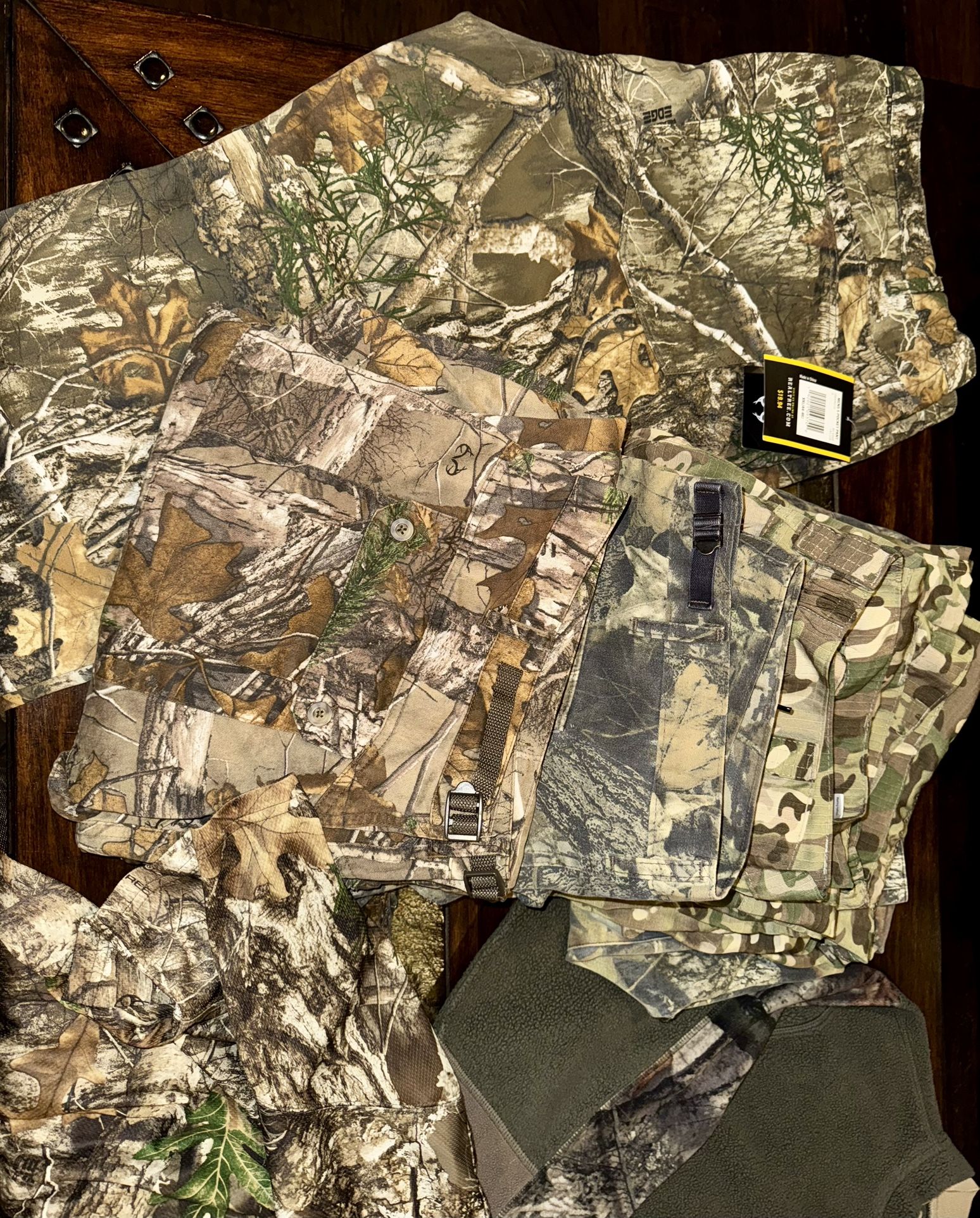 Men’s Camo Clothing Shirts / Pants