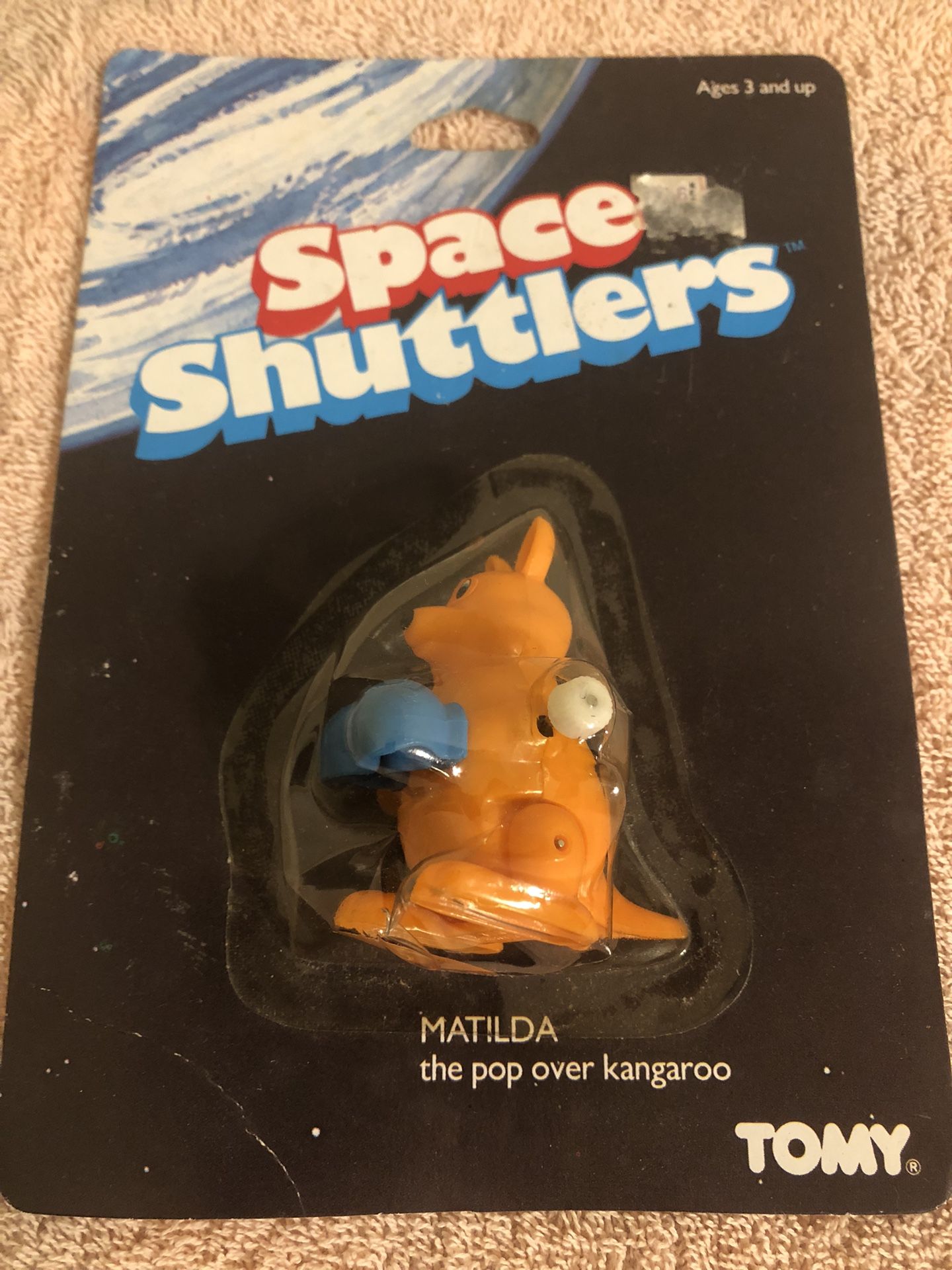 Vintage 1985 TOMY Space Shuttlers Matilda The Popover Kangaroo #2581 NOS RARE