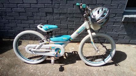 Trek Girls Blue Bike +Helmet 