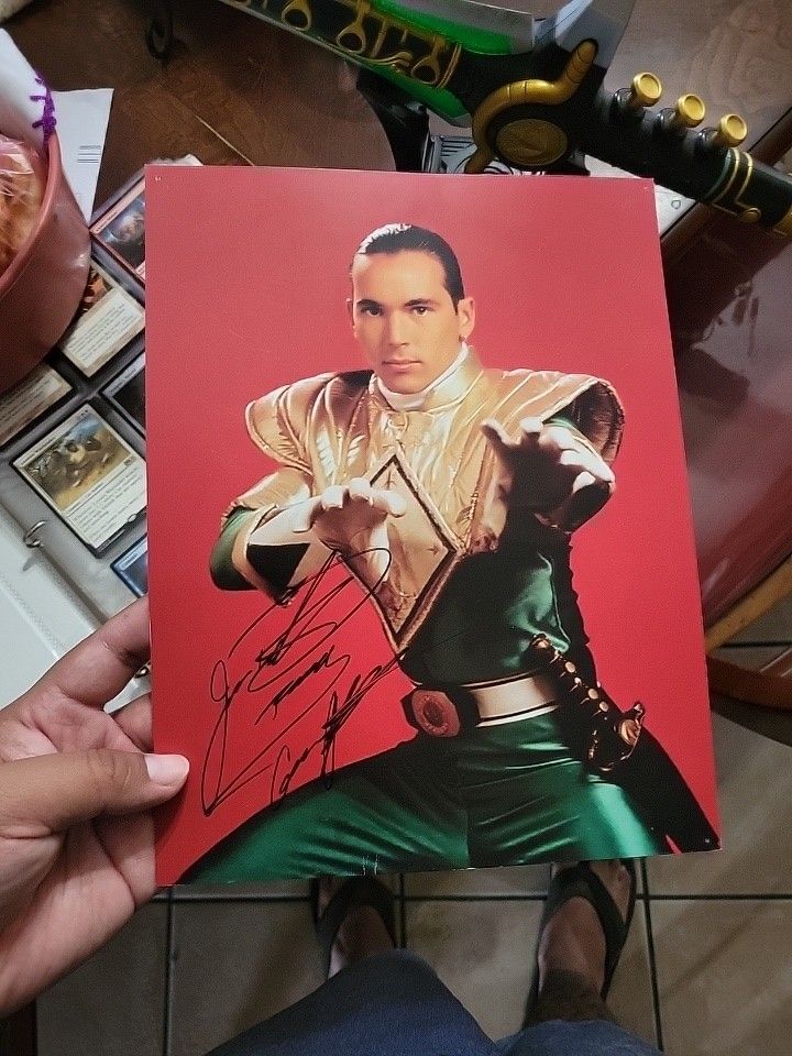 JASON DAVID FRANK Signed POWER RANGERS