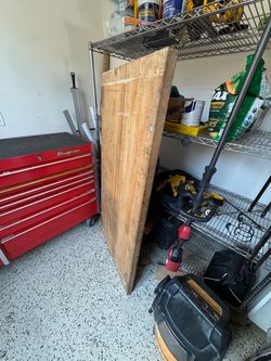 Work bench buthcher board