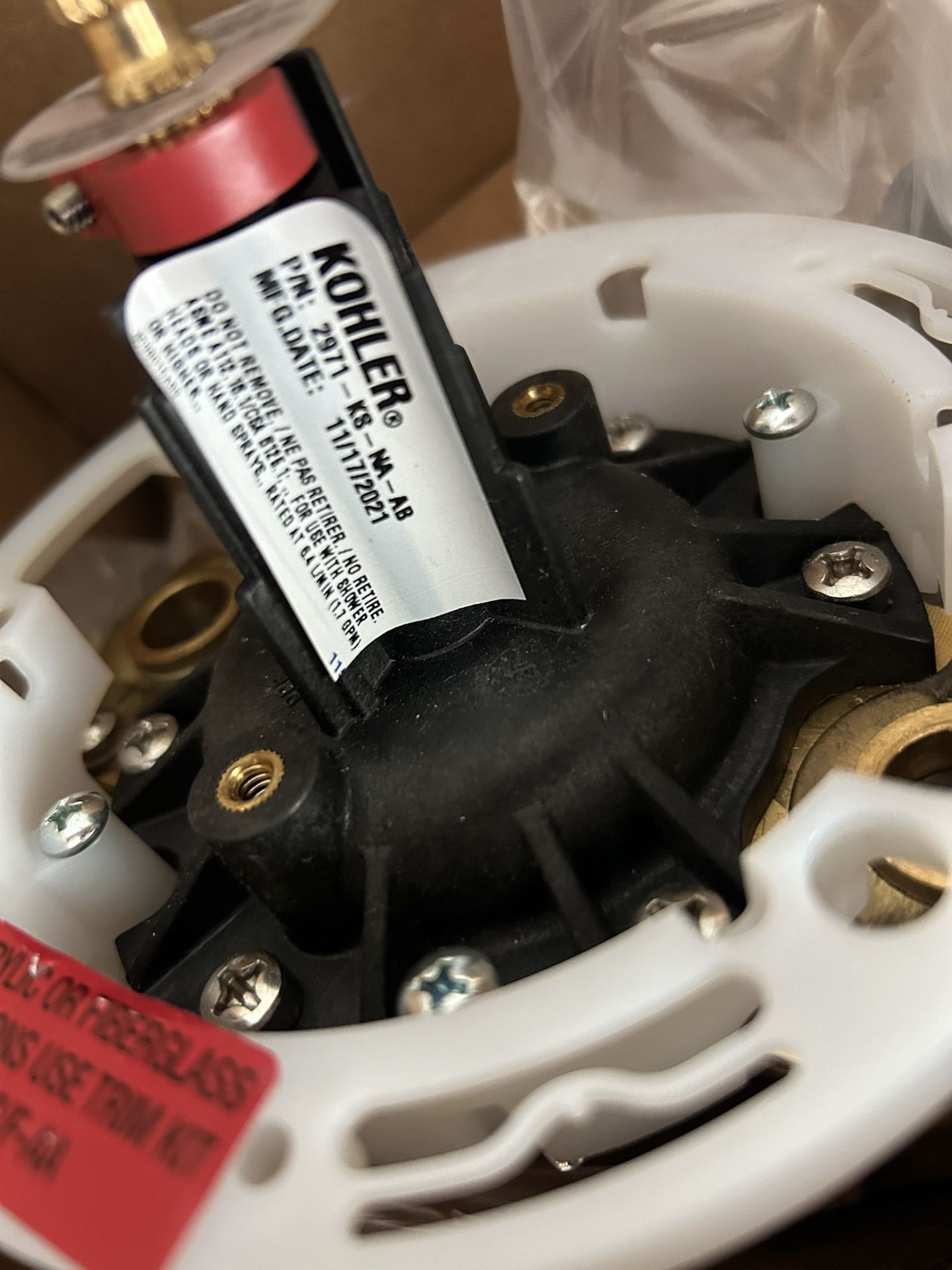 Kohler Shower Valve And Cartridge New K-2971-na Heavy Duty