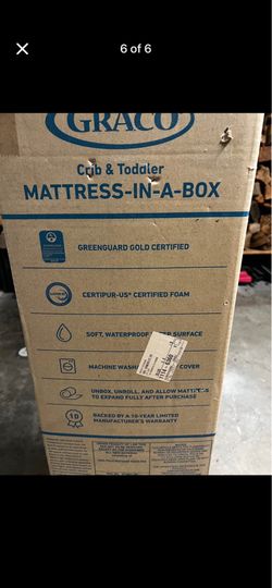 GRACO Mattress in a box brand new unopened box