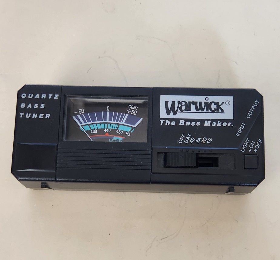 Warwick Bass Guitar Tuner