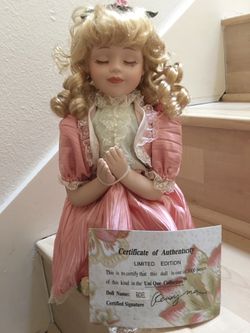 Unique porcelain doll