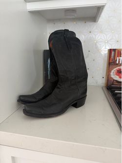 Lucchese 1883 Men’s Cowboy Boots  black – Made in USA – Size 10.5D