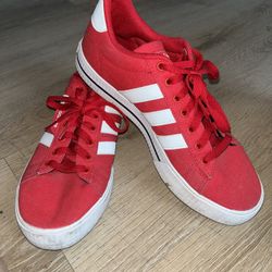 Red Adidas Size 8