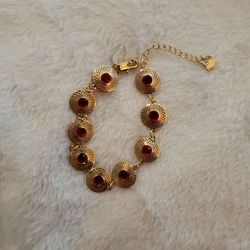Red Ruby Stones Bracelet 