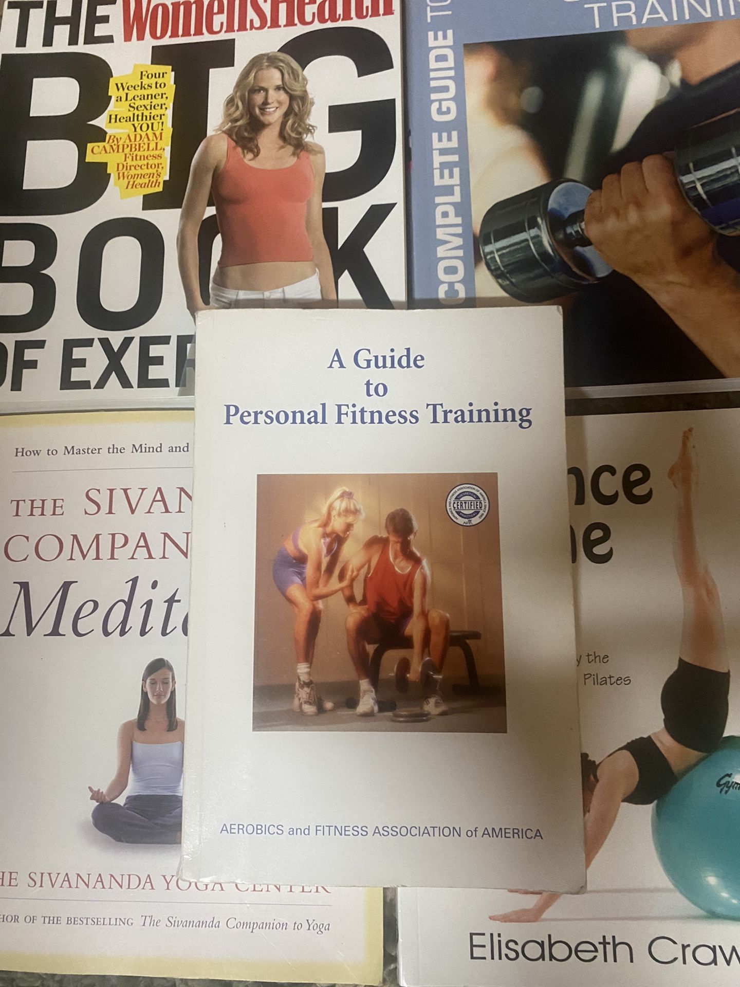 Workout Dvds/ 5 Books