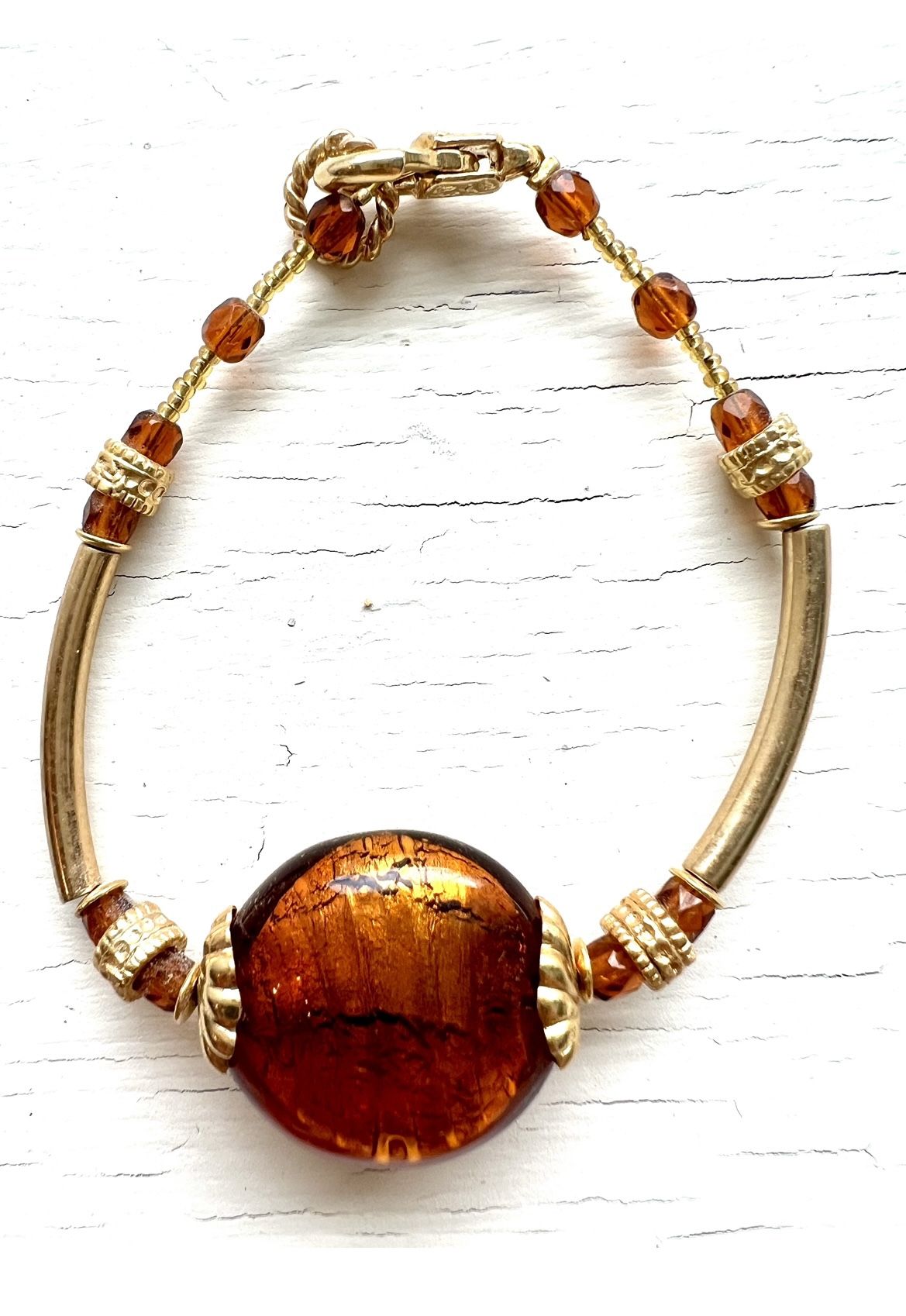 Venetian Glass bracelet & necklace set.