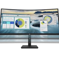 hp e34m G4 34 Curved Monitor wqhd